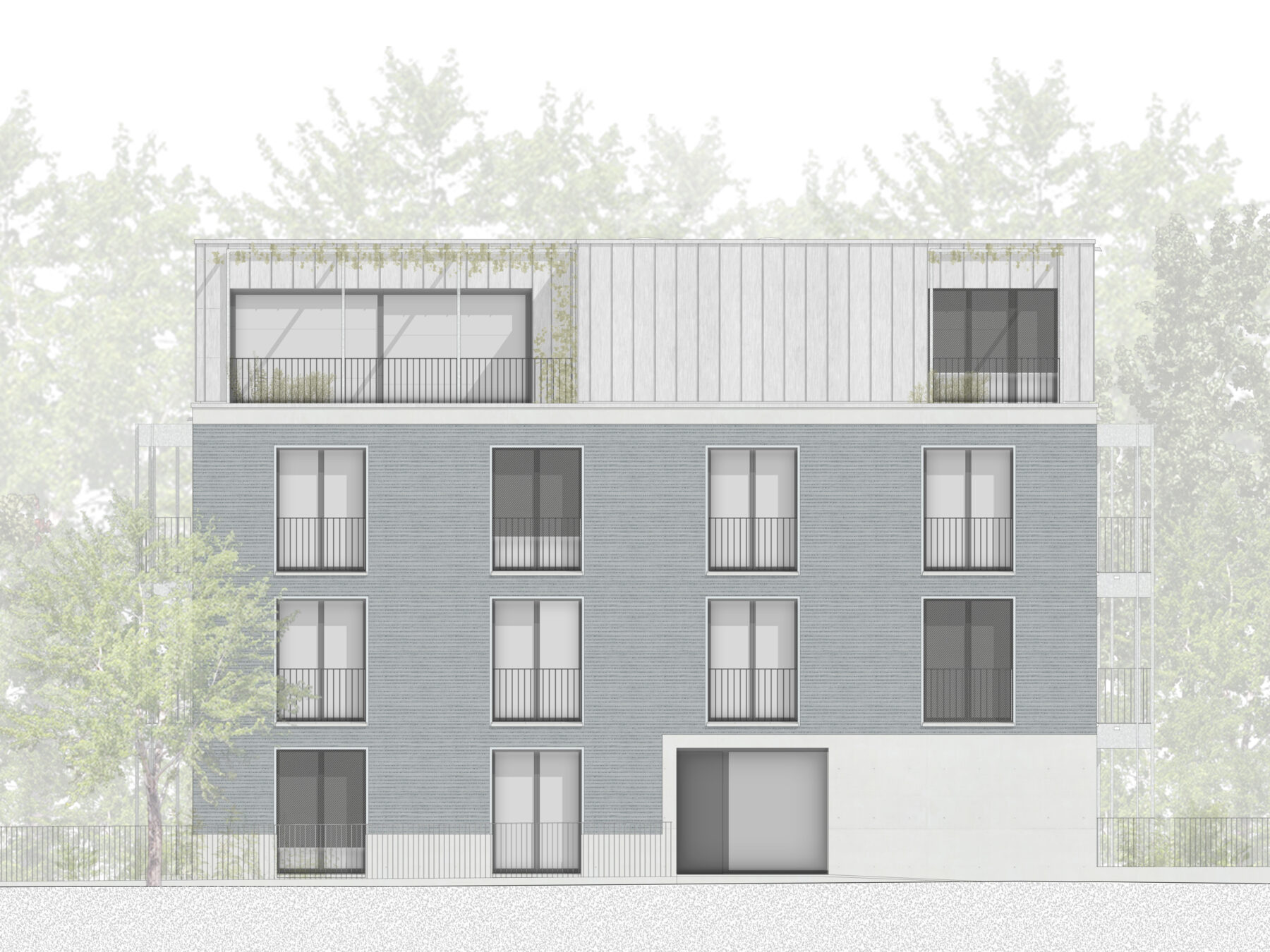 Mehrfamilienhaus Museumstrasse, Winterthur Dahinden Heim Partner